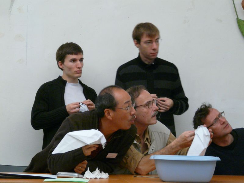 Gilles,Buzz,Pierre F, Yves clavel et André de la Rochelle
