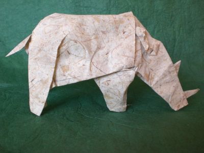 Rhinoceros
Challenge pliage - juillet 2014
