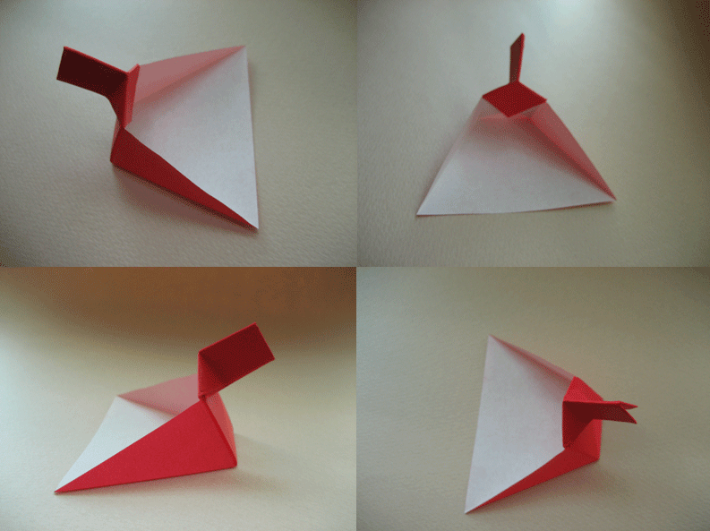 Nguyen Tu Tuan (Vietnam Origami Group). Pelle à balayer
