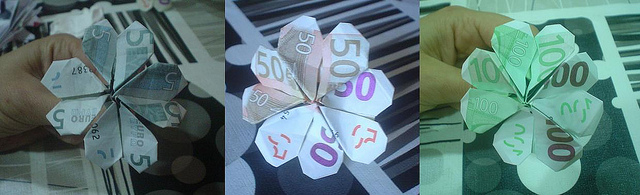 Leydigra (Pajarita). Trèfle à quatre feuilles
Mots-clés: "challenge de création" "pliages utiles"