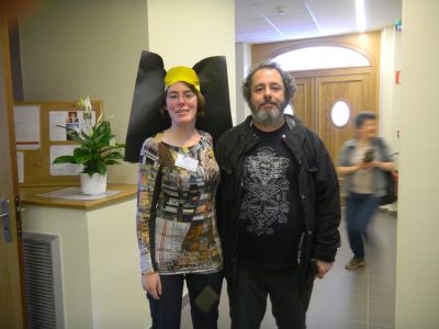 Cécile et un illustre inconnu ;)
