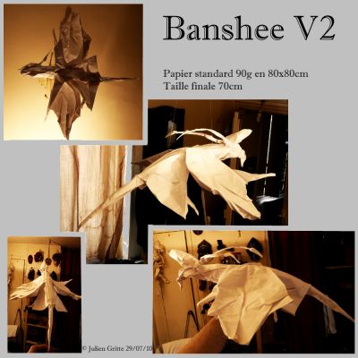 banshee v2
papier standard (à éviter surtout en grand format :()
Mots-clés: banshee avatar origami julien gritte