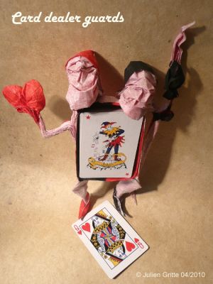 distributeur de gardes
challenge alice. 50x70cm, double soie 40g
Mots-clés: dealer distributeur gardes cartes julien gritte