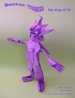 Dr Tubbies, the king of tv
papier kraft velin teinté, 60x60cm

