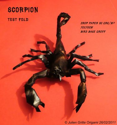 scorpion test fold
laque noir et pigment
Mots-clés: scorpion julien gritte