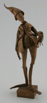 Lutin N°1, handmadeMC+WF
Je mettrais ici des photos de qualité professionnelle prises par les amis de l'Origami House. Mon expo qui commence là-bas compte une quarantaine de modèles, anciens ou nouveaux. Ils devraient aussi m'envoyer des photos des vitrines et de la "nouvelle galerie".
