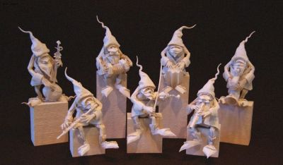 Orchestre N°3 terminé.
Dimensions du groupe:
largeur=60cm-H=35cm.
