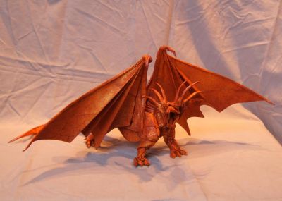 Satoshi Kamiya Ancien Dragon
par EJ, Sandwich foil/papier de soie + acrylique
