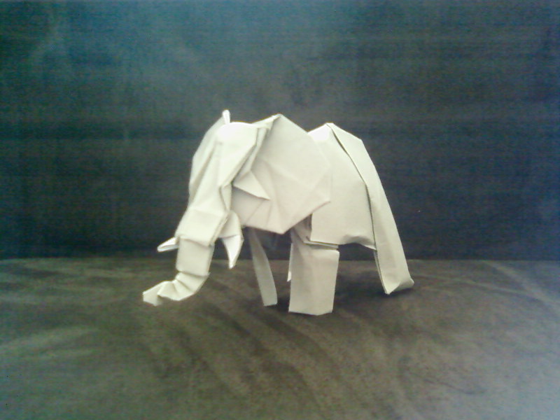 Cambaco de Roman DIAZ (Origami para interpretes)
Papier Tant + soie - carré de 35 cm
