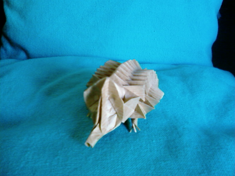 Bébé hérisson - Eric JOISEL
Papier kraft 24x24 cm

