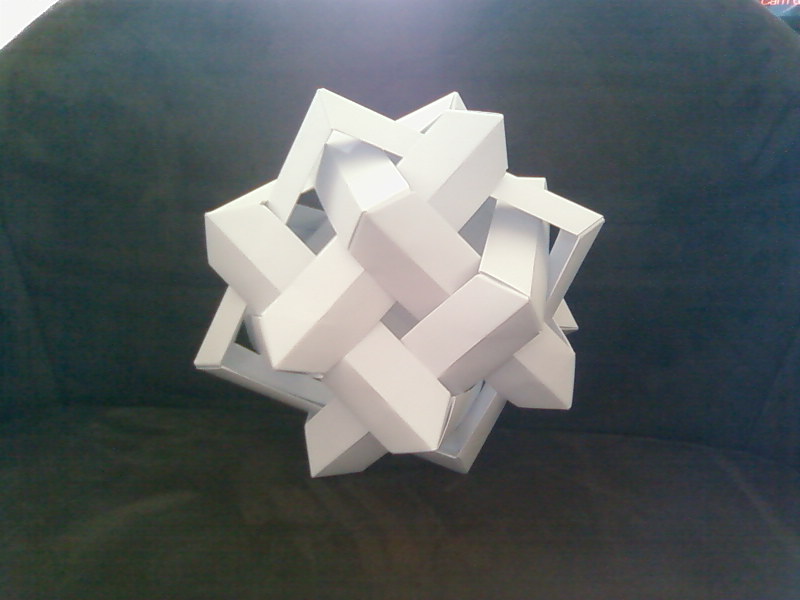 Six Intersecting Squares
papier 160 g

