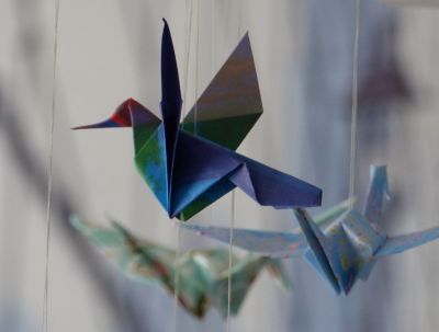Colibri - Christophe Boudias - challenge de pliage juillet 2017
