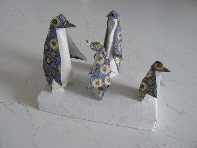 Manchots sur la banquise - Akira Yoshizawa
