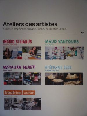Expo Chateau Roche Jagu, aout 2014 - noms des artistes
