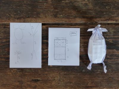 Brouillon d'un oeuf de Pâques

