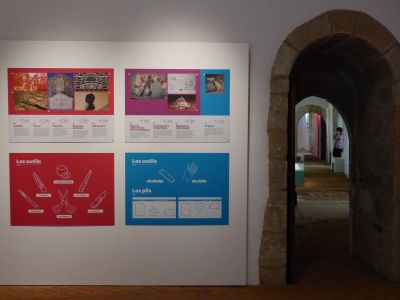 Expo Chateau Roche Jagu, aout 2014 - paneaux de présentation
