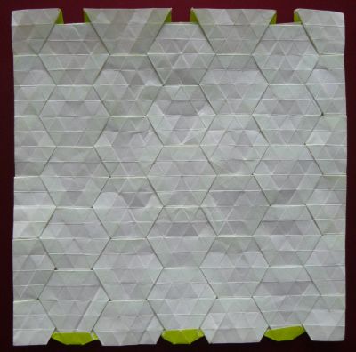 "Tiled hexagon tesselation" de Eric Gjerde - verso
