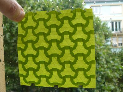 "Tiled hexagon tesselation" de Eric Gjerde - transparence
