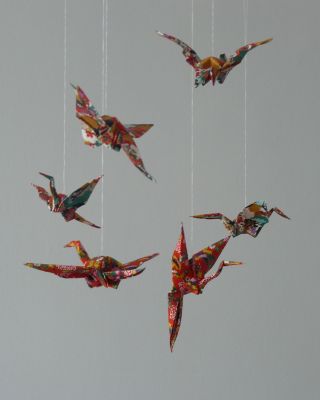 Envolée de grues
