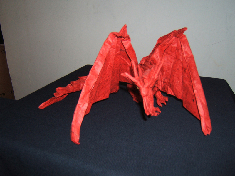 Ancient dragon de Satoshi Kamiya, plié par Gauthier
(description éditée suite à la précision de bobbob)
