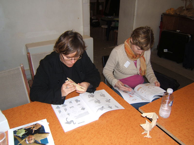 Blie et Milkdo en pleine concentration

