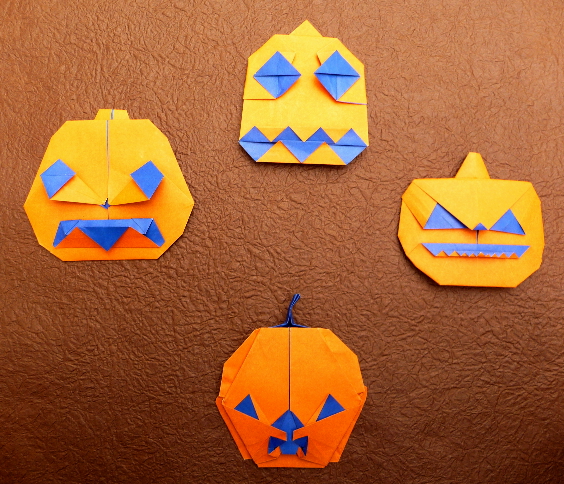 Quatre citrouilles
