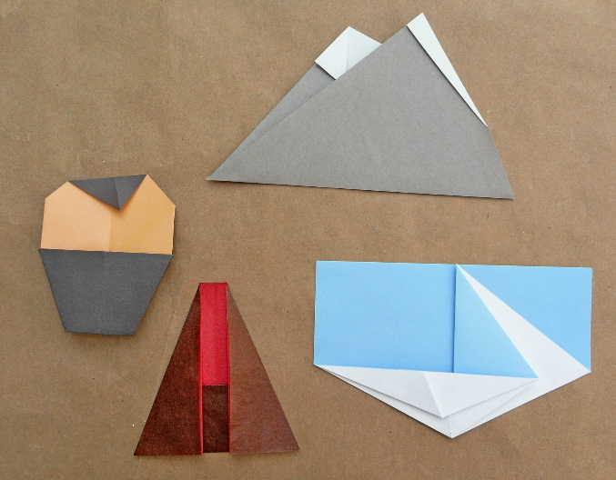 4 pliages minimalistes
Mots-clés: pliage minimaliste