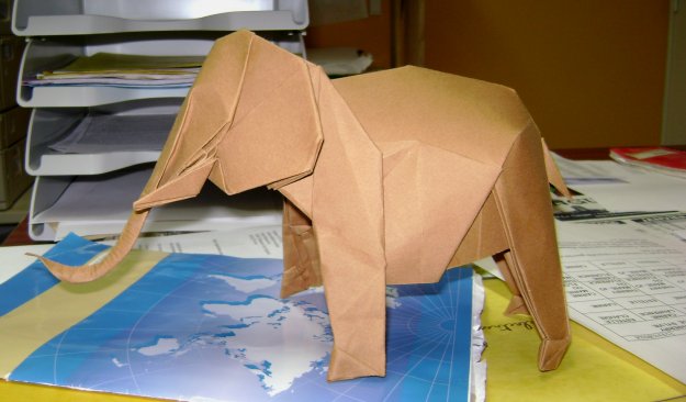 Eléphant Satoshi, canson 160g
