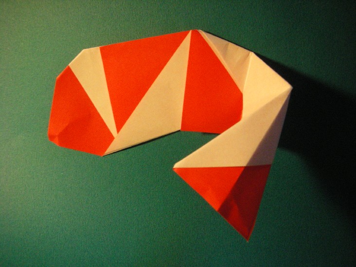 Poisson clown de kaze
3 plis + modelage
