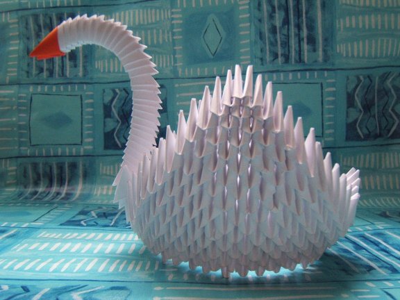 mon cygne
en modules chinois
