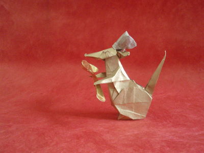 Rat de NGuyen Hung Cuong
Soie métalisée de 30cm
