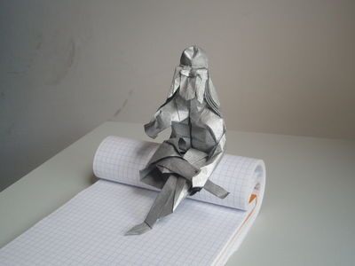 Maestreya de Hojyo Takashi
Soie métalisé de 30cm

