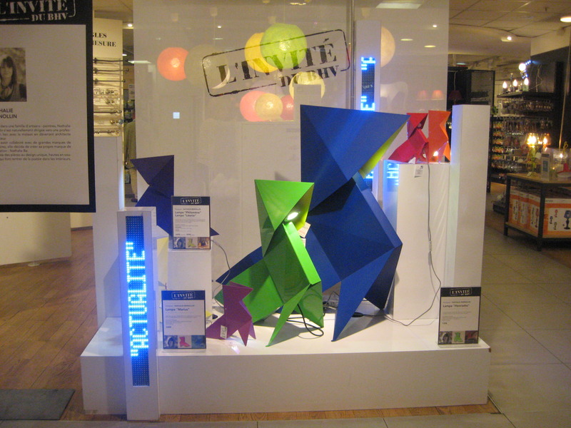 Lampes au BHV
