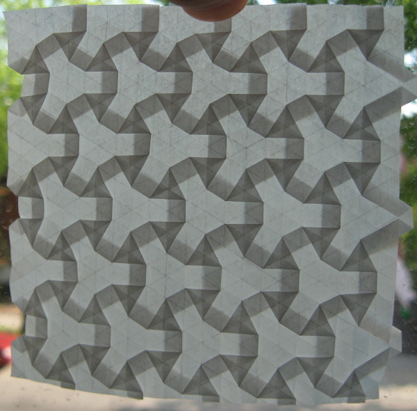 Tiled Hex Tessellation de Eric Gjerde  
En papier cuisson
