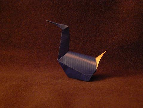 Oie 3d de Nicolas Terry
plié dans un kraft de 10*10 cm
un vrai rapport rendu/difficulté exceptionnel !!
