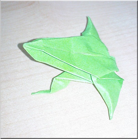 Grenouille verte
Une petite grenouille dans sa première version.
Mots-clés: frog grenouille origami  folding paper