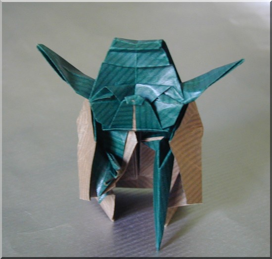 Maitre Yoda - papier kraft
Mots-clés: Yoda origami