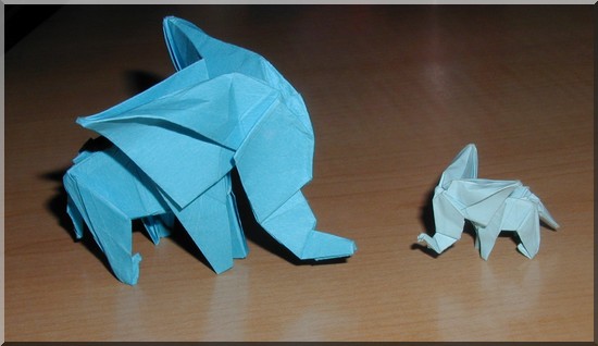 les jumbo de yo !!!!
Mots-clés: jumbo elephant origami