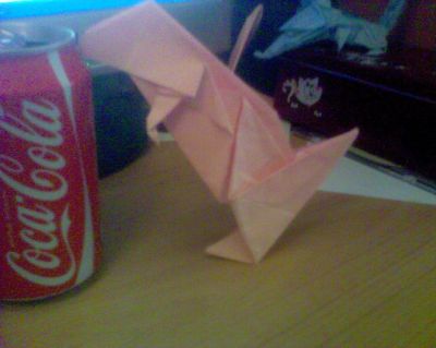 T-rex
Voici ma premiere tentative de CP. Le T-rex de goku. Des heures de galères et le papier en reçent. Bref tentative hein:p
