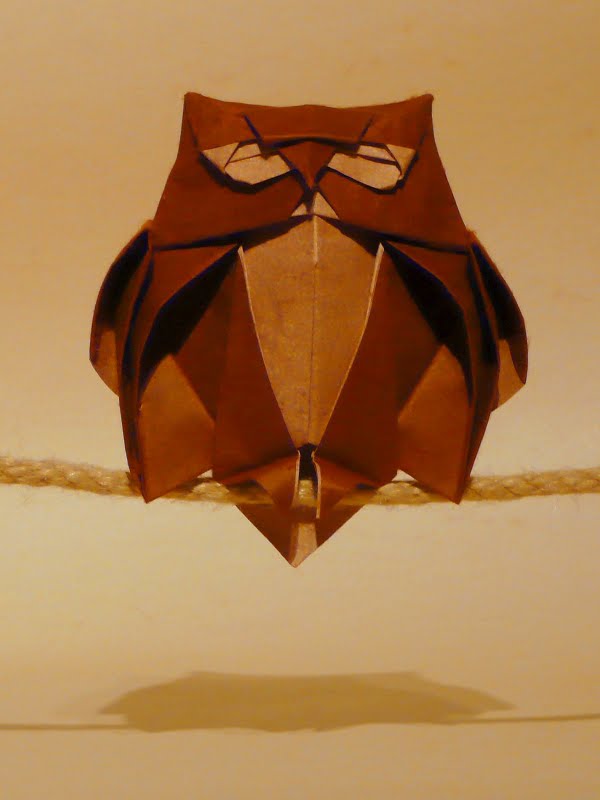 Hibou d'après Roman Diaz
peau d'éléphant + soie (30cm)
