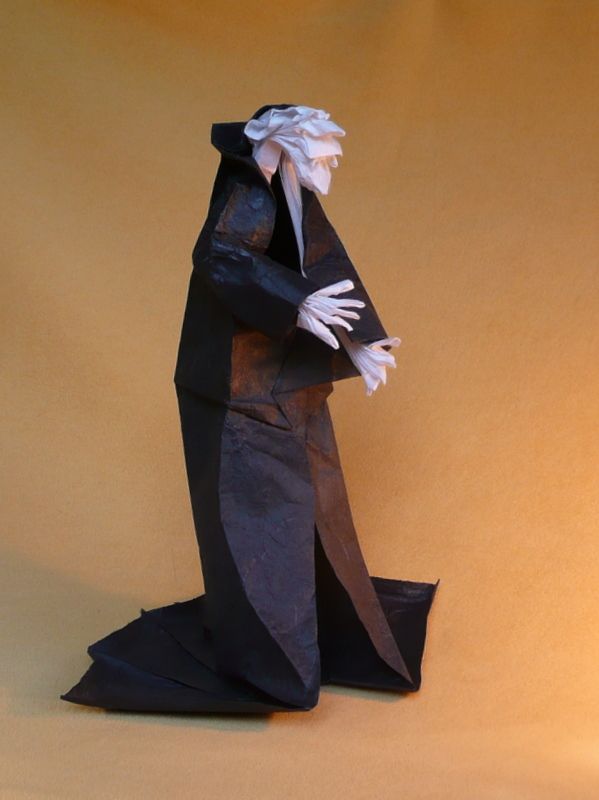 Dracula (gachepapier)
rectangle 30x60 cm - double couche d'unryu + MC
créé pour le défi des peupliers contre origamani
Mots-clés: dracula