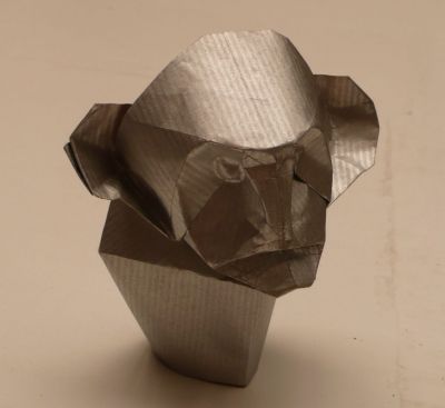 singe - d'après le "Little Demon" d'
papier Kraft de 20cm
