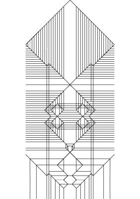 tête de Na'vi - CP (gachepapier)
Premier essai pour le challenge Juillet/Aout 2010. Le changement de couleur se fait trivialement en repliant deux triangles au dessus du rectangle vers l'avant.
Mots-clés: avatar
