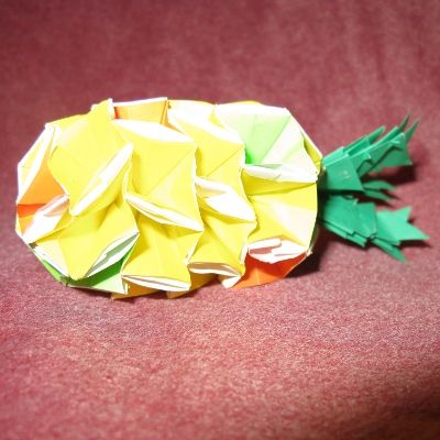 Ananas modulaire
Papier origami 2.5cm
