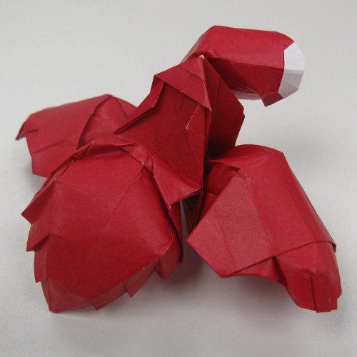 Père Noël de Nicolas Terry
Carré de 15X15cm
Papier origami
