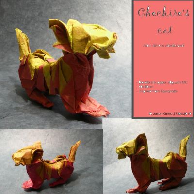 Chat du cheshire de Julien Gritte 
