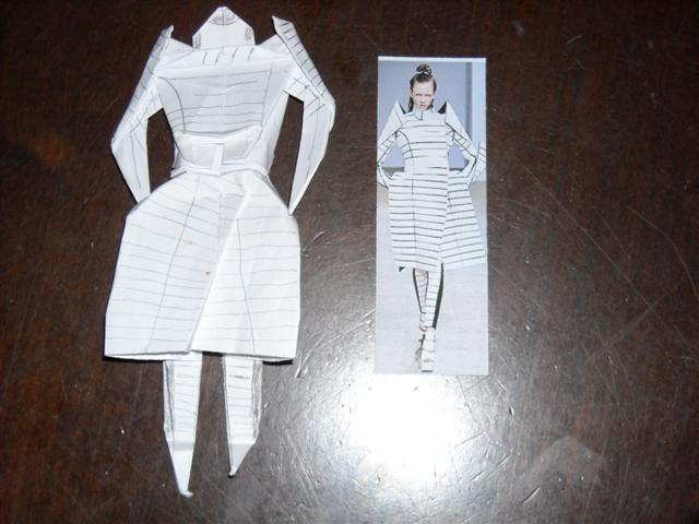 Robe origami 2
Challenge d'avril (prêt à porter) 
