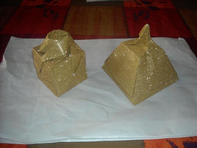 Boite coeur et boite pyramide
