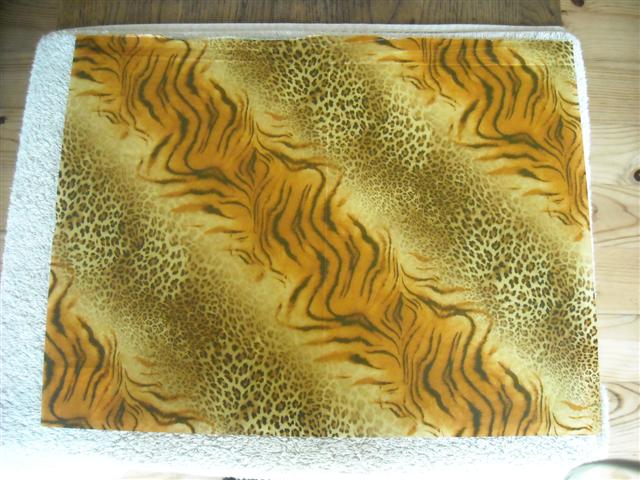 Papier pour plier un tigre 
