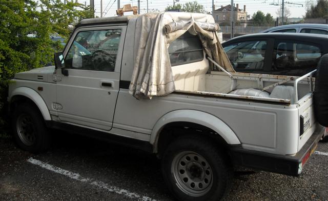 ma camionette ... sur le toit de ma camionette
